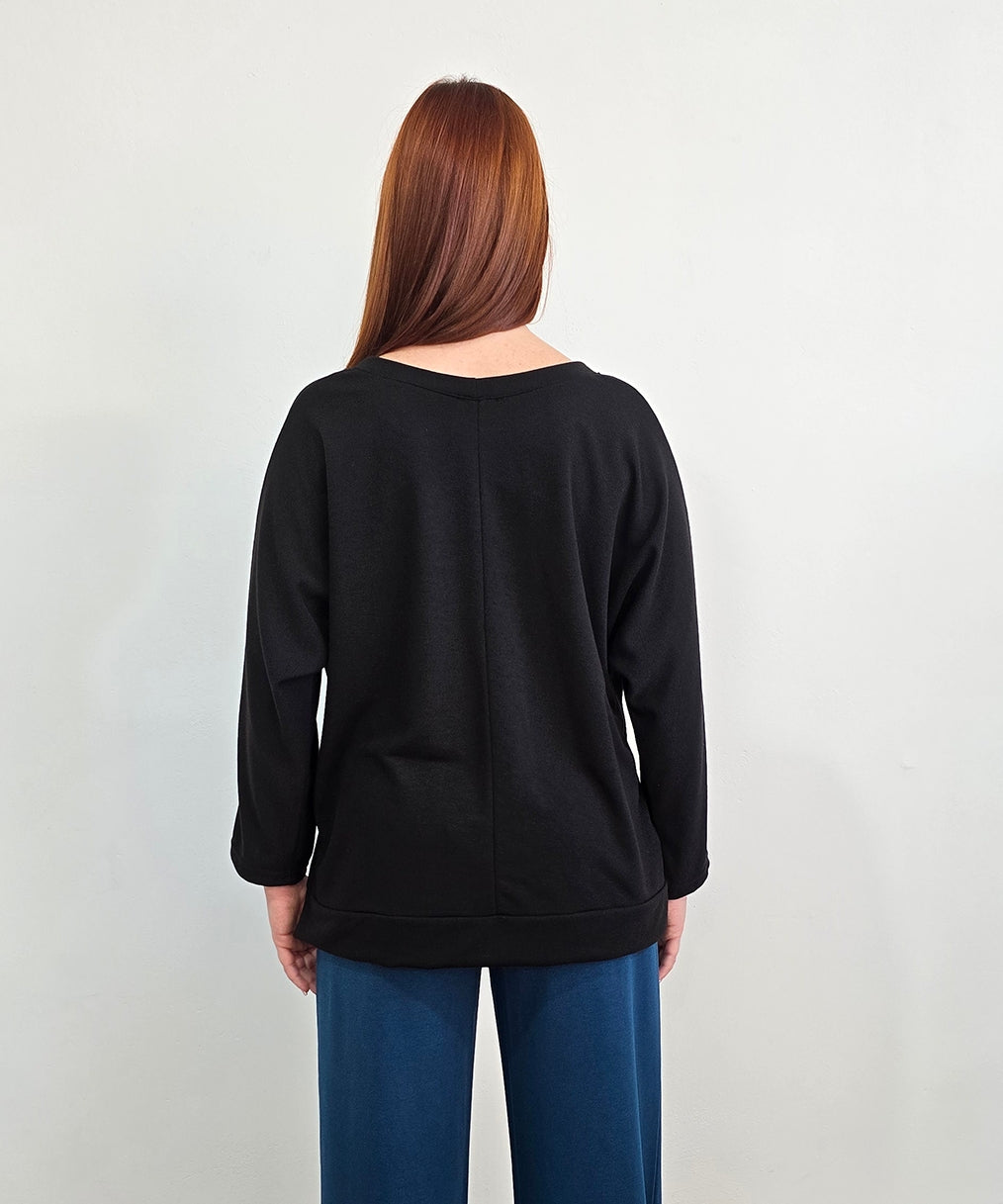 Μαύρο φουτεράκι