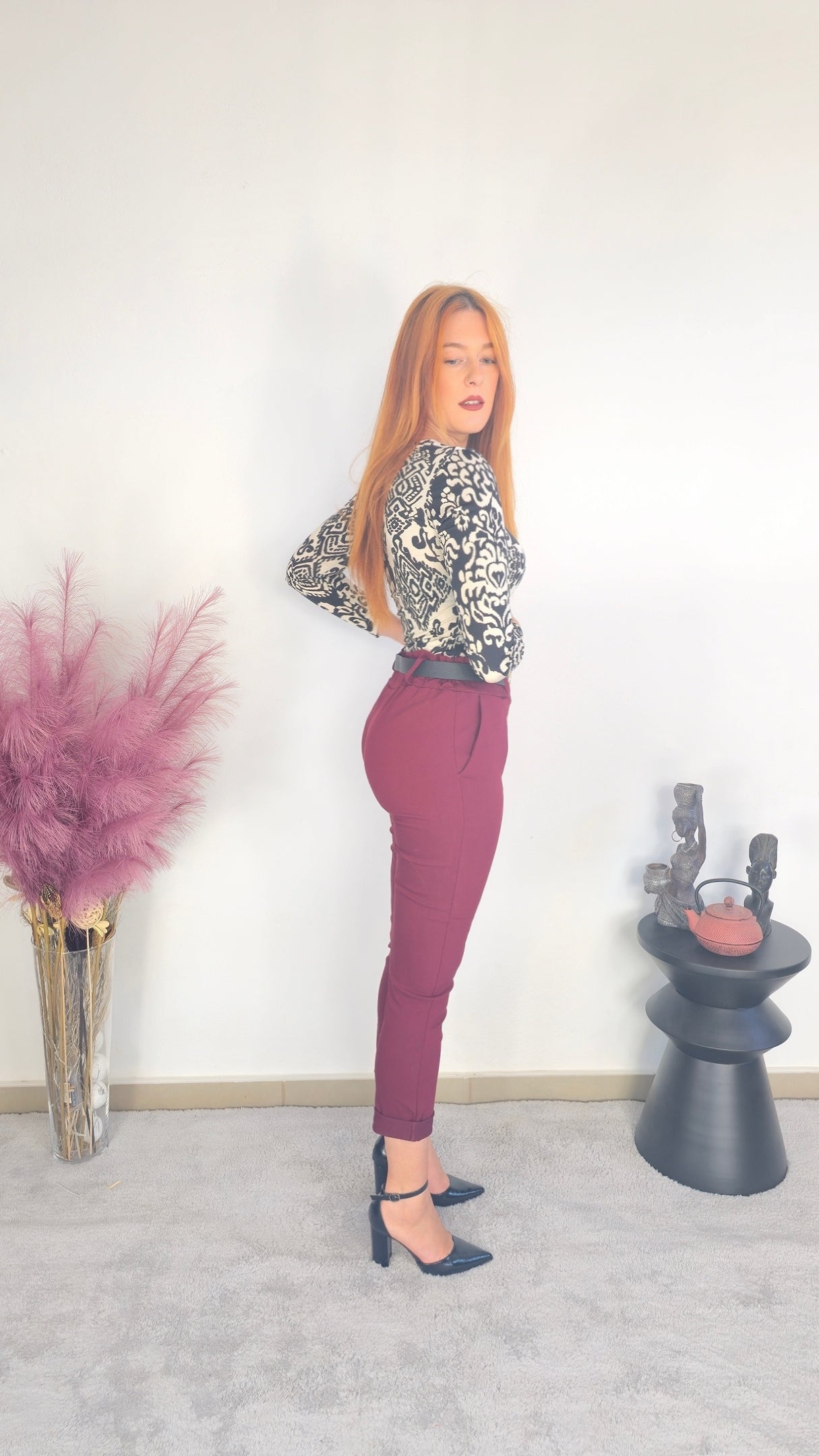 Παντελόνι ελαστικό με ζώνη