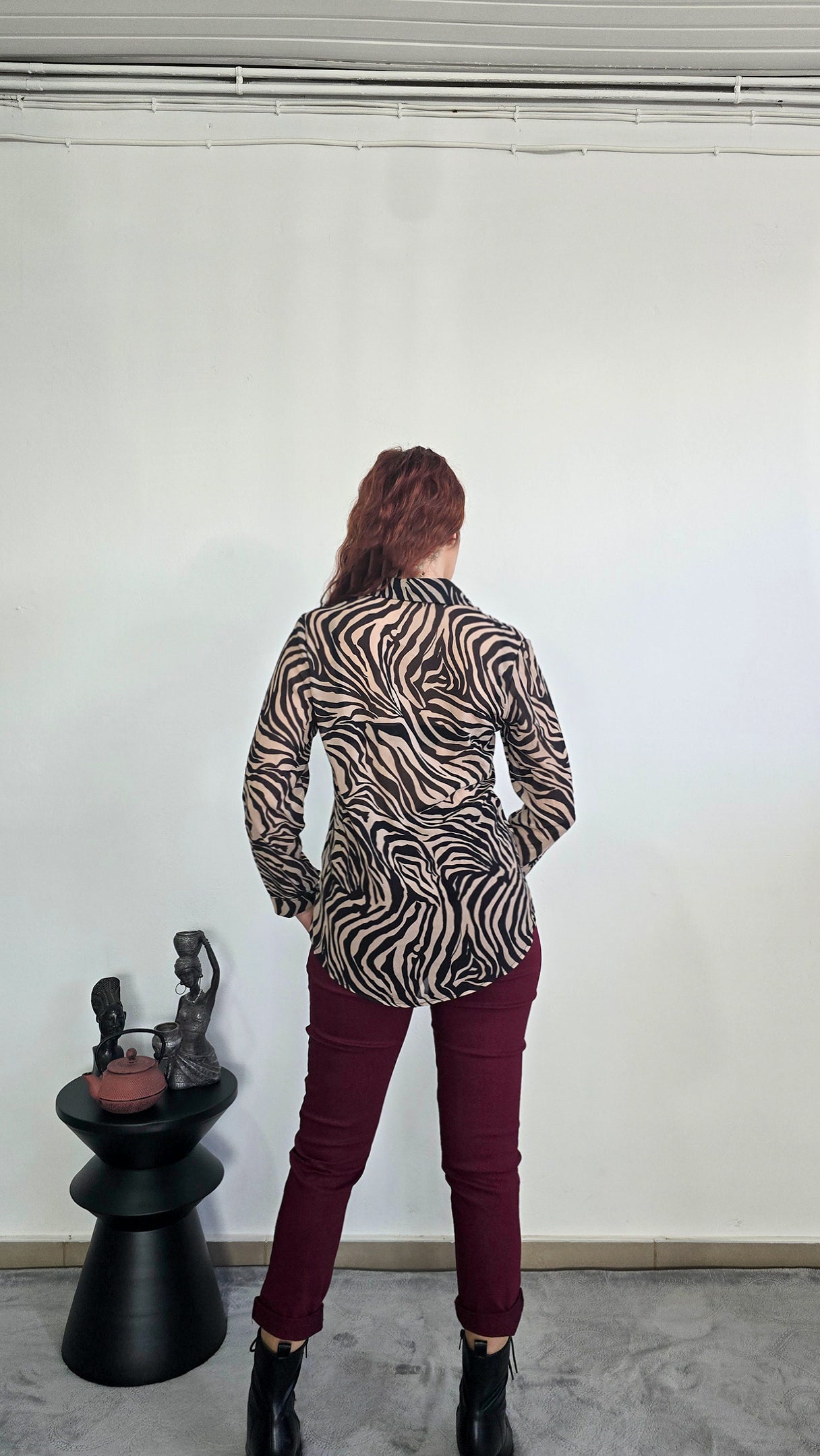 Animal print πουκάμισο