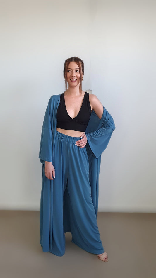 Blue kimono
