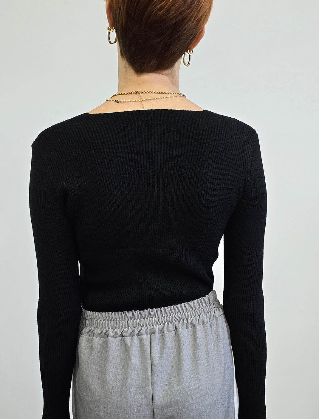 Πλεκτή μπλούζα